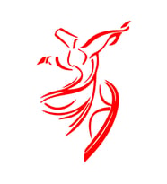 Mevlana Silüet Sticker17x17 Cm Kırmızı