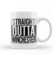 Straight Outta Winchester Supernatural Kupa Bardak Porselen