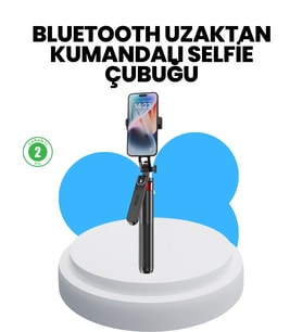 Taşınabilir Tripod Ve Selfie Çubuğu Vlog Ve Video Çekimi