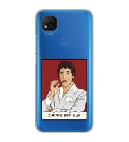 Xiaomi Redmi 9C / 10A Uyumlu Scarface Tony Montana Tasarımlı Şeffaf Telefon Kılıfı
