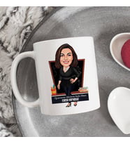 Kişiye Özel Güzeller Güzeli Canım Öğretmenim Karikatürlü Bardaksu
