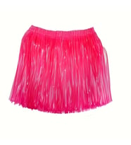 Neon Pembe Hawaii Parti Eteği 40 cm