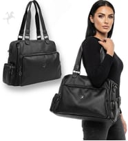 Nas Bag Yeni Sezon Kadın Omuz ve Çapraz Çanta Siyah