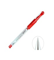 Uni-Ball Roller Kalem Signo Needle İğne Uç 0.38 MM Kırmızı (10 Lu Paket)