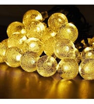 VIP KALİTE GÜN IŞIĞI KRİSTAL TOP LED IŞIK CRYSTAL LED LİGHT BALL YILBAŞI AĞACI IŞIĞI SARI NOEL IŞIĞI