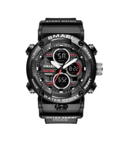 Smael Erkek Kol Saati Analog Dijital Spor Moda Trend 8038S Saat (Yeşil)