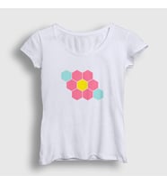 Presmono Kadın Beyaz Zoe Lee Mucize Uğur Böceği Miraculous Ladybug T-Shirt 488202tt