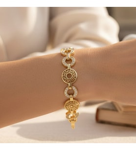 STİL İNCİSİ/XUPING JEWELRY LEOTİ DAİRE ZİRKON TAŞLI BİLEKLİK