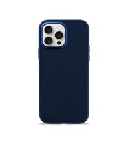 Aurum Vegan Leather Case Midnight Navy iPhone 16 Pro