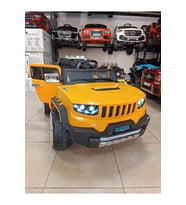 Discovery 4x2! 12V, Uzaktan Kumandali, Çift Motor, Bluetooth Müzik, Arkası Bagajlı Akülü Araba! (Sarı)