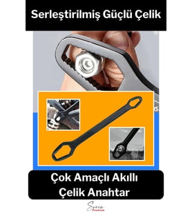 Çoklu Tamir Akıllı Montaj Anahtar Sertleştirilmiş Nano İngiliz Çelik Ergonomik Saplı Güçlü M8 - M22