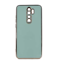 Xiaomi Redmi Note 8 Pro Kılıf Kenarları Gold Kamera Korumalı Renkli Pastel Silikon Açık Yeşil BARK (Açık Yeşil)