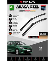 S-Dizayn Kia Rio Ön Cam Silecek Seti 2017 Üzeri Premium Araca Özel 65-40 Cm A+ Kalite
