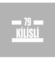 79 Kilisli Araba Sticker siyah 16x9 CM (Beyaz)