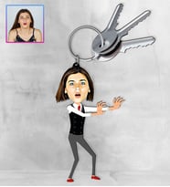 Kişiye Özel Karikatür Tasarım Anahtarlık 97288
