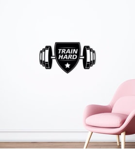 BK Home Train Hard Tasarımlı Ahşap Duvar Süsü-2 (Siyah)