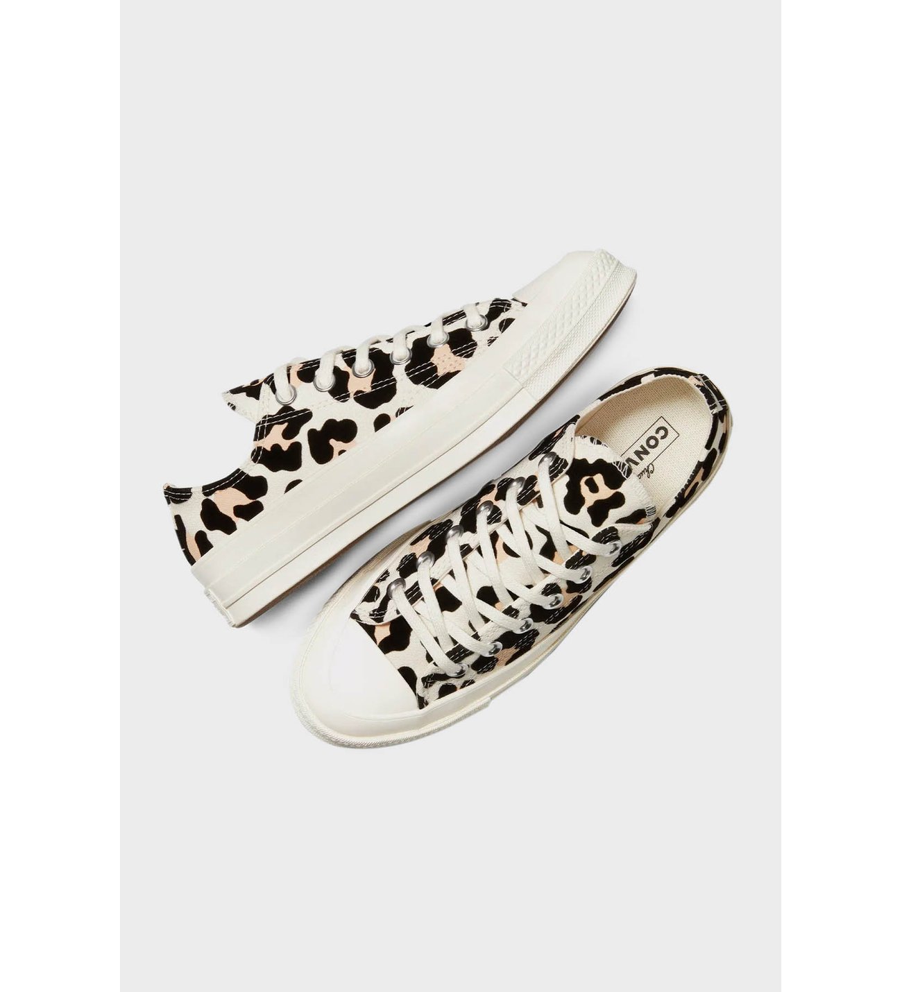 Converse Chuck All Star Logolu Leopar Desenli Sneaker Ayakkabı