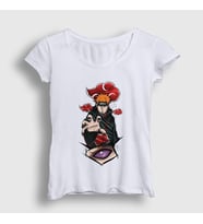 Presmono Kadın Beyaz Pain Anime Naruto T-Shirt 318383tt