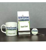 Elektrik Elektronik Mühendisi Üçlü Set (Kupa + Telefon Standı + Anahtarlık) 001