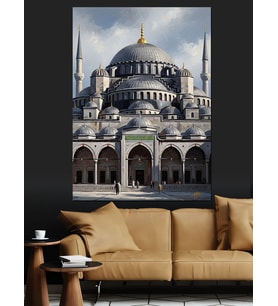 Sultanahmet Camii İstanbul Dekoratif Kanvas - Mdf Ahşap Tablo