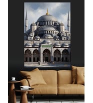 Sultanahmet Camii İstanbul Dekoratif Kanvas - Mdf Ahşap Tablo