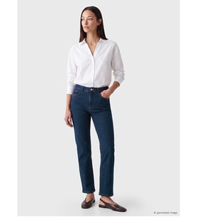LCWAIKIKI Classic İndigo Straight Fit Kadın Jean Pantolon