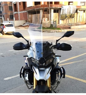MOTOCAM Voge DS 900 X Ön Cam 2025-2026 Model 53cm Şeffaf Renkli 4mm