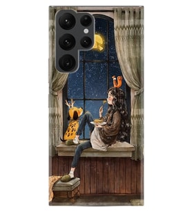Samsung Galaxy S22 Uyumlu Ultra Kılıf Desenli Silikon Boyun Askılı Ananas Camera Glass 1358