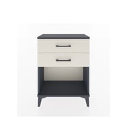 Arges Komodin 2 Çekmeceli 60x30x80 Antrasit-Aytaşı