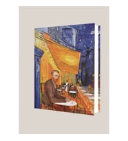 DEFFTER ART OF WORLD  / VAN GOGH - AT NIGHT 14X20 SERT KAPAK ÇİZGİLİ DEFTER 96YP.