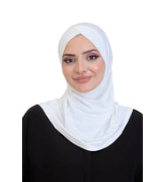 Kadın Hazır Türban Çapraz Tek Parça Pratik Namaz Başörtüsü