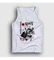 Presmono Unisex Beyaz Tanjiro Nezuko V2 Anime Demon Slayer Kimetsu No Yaiba Atlet 308983tt