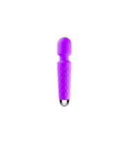 Bükülebilir Başlıklı Wand Vibratör Mor