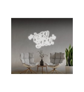 "VERY BUSY" Yazılı Neon Tabela