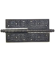 Antika Tarz Dekoratif Pirinç Lüks Okka Menteşe - 20cm, Oksit