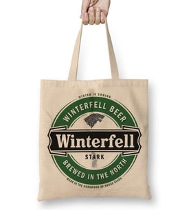 Game Of Thrones Winterfell Beer Bez Çanta Uzun Saplı