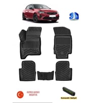 Opel Corsa F (1.2 Hybrid) 2019 Sonrası Uyumlu 3D Havuzlu Paspas ASMA KOKU VE NUMARATÖR HEDİYELİ