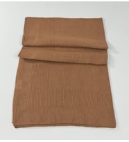 Miray  Büyük Boy Pano Pamuk Eşarp - 120 x 120 - 0619 (Kahverengi)