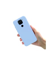 Xiaomi Redmi Note 9 Kılıf Kamera Korumalı Silikon Rubber Arka Kapak (Lila)