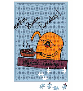 Adventure Time Bacon Pancakes Puzzle 240 Parça Yapboz
