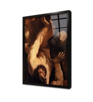 Guido Reni Caduta Dei Giganti Çerçeveli Cam Tablo