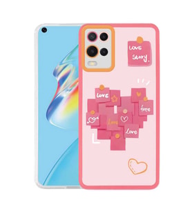 Oppo A54 4G Kılıf Desenli Renkli Figürlü Kapak
