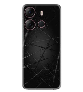 Infınıx Spark Go 2023 Kılıf Silikon Desen Özel Seri Dikenli Tel 1779
