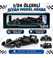 1/24 Formula F1 Siyah Model Araba