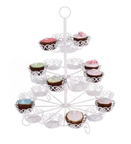 Metal Cupcake Standı 3 Katlı / 24'Lü Kek Standı