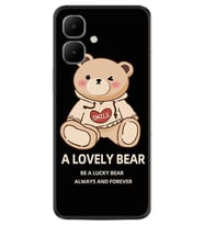 Infinix Smart 10 Kılıf Boutique Baskılı Resimli Lovely Bear Pcode -094