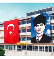 300x450 Atatürk Posteri ve Türk Bayrağı Raşel Kumaş-4