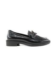 Miss Park Moda 386 k910 Loafer Siyah Rugan Kadın Günlük Ayakkabı