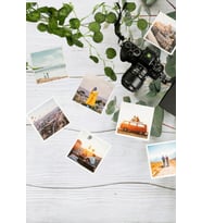 Kişisel Premium Fotoğraf Baskısı 25 Adet Kare (10x10 cm)