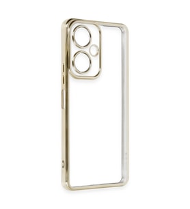 Vivo Y27 Kılıf  Lensli  - Gold